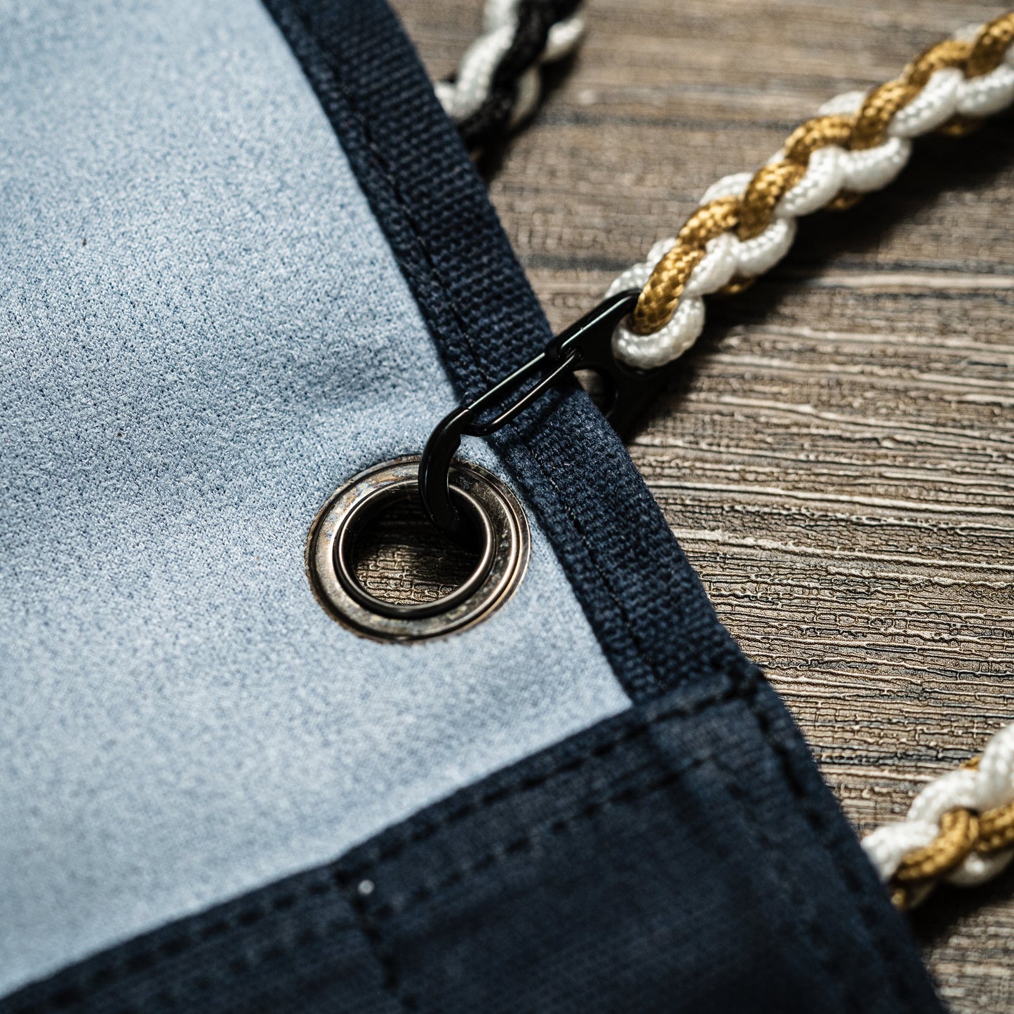Single waxed canvas roll Navy