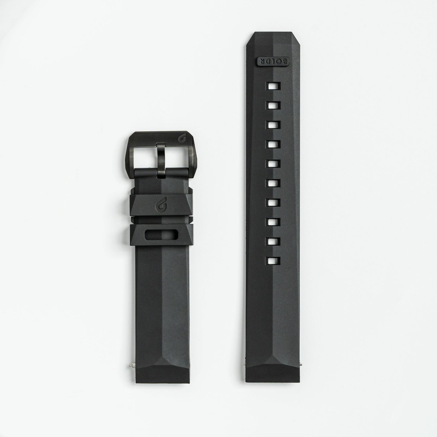 Druber® FKM Rubber Strap - DLC Black