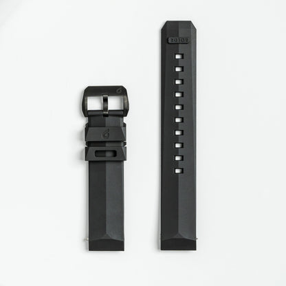 Druber® FKM Rubber Strap - DLC Black