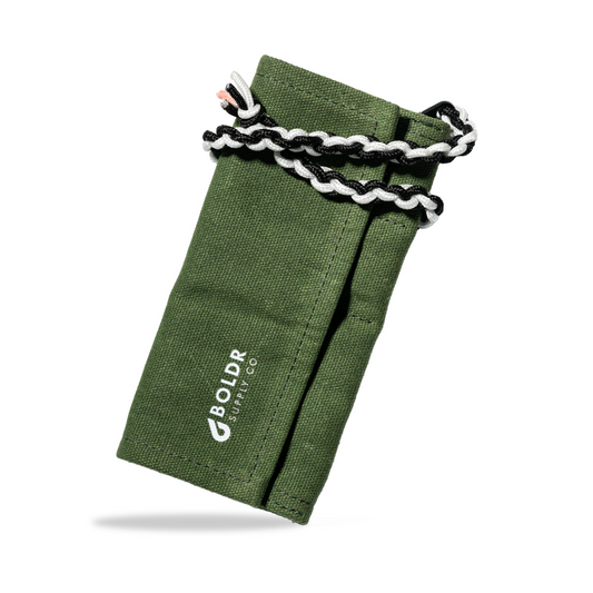 Single waxed canvas roll Green