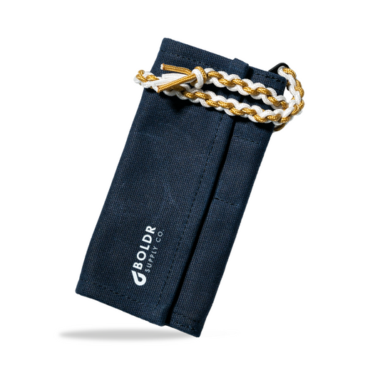 Single waxed canvas roll Navy