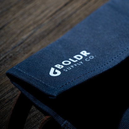 Waxed canvas roll Blue