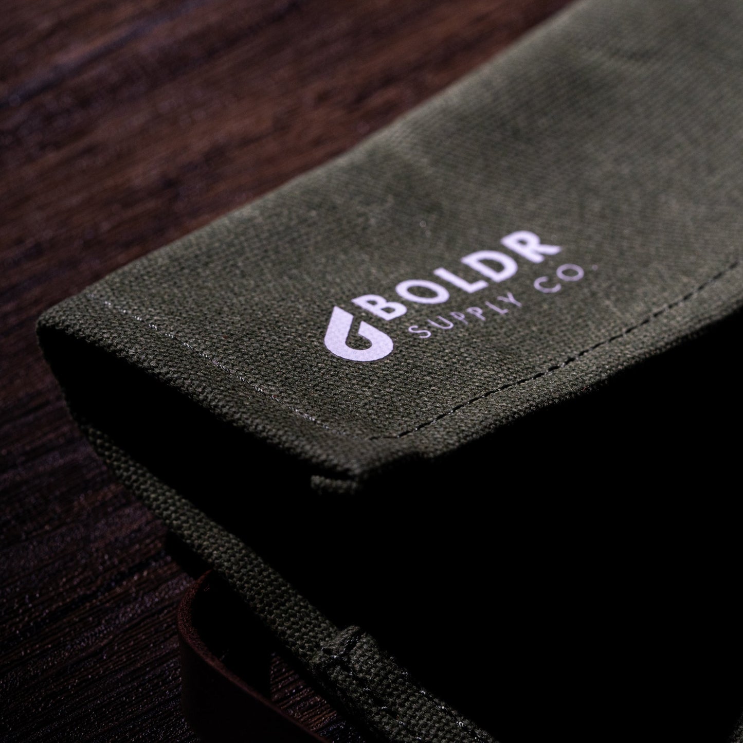 Waxed canvas roll Military Green