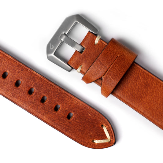 Brown Horween Leather Strap (22mm)