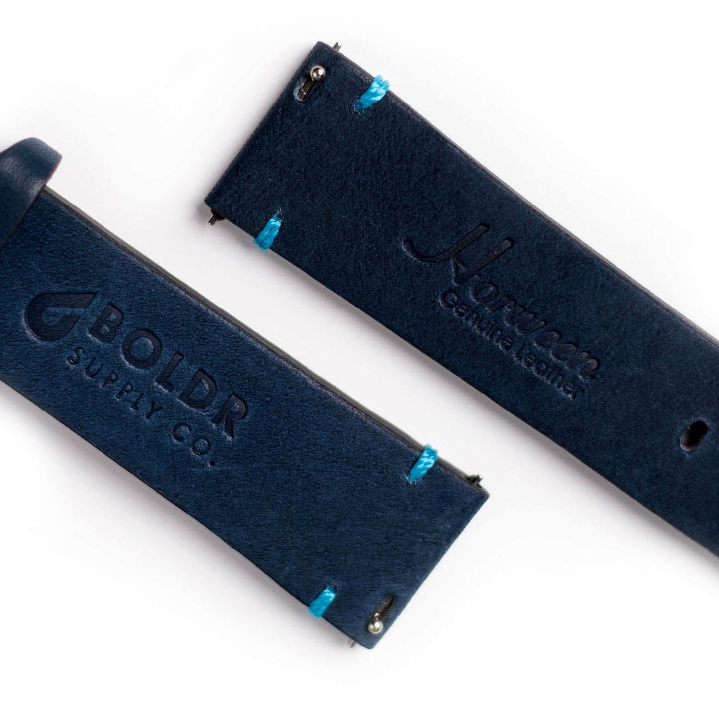 Dark Blue Horween Leather Strap (20mm)