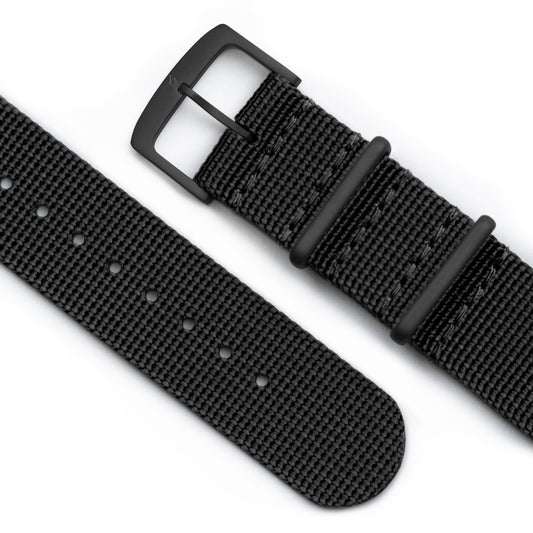 Black Nylon strap PVD  (20mm)