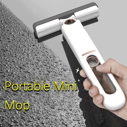 Compact Mini Desk & Glass Sponge Cleaner: Portable Household Cleaning Tool for Home, Kitchen, and Car