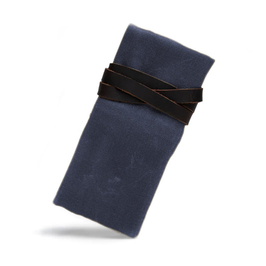 Waxed canvas roll Blue